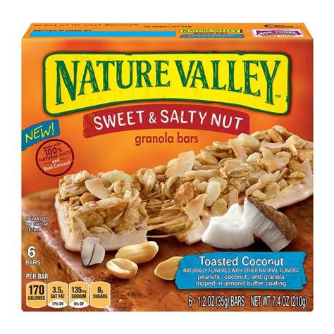 Barra De Granola Nature Valley Con Coco 210 G Walmart