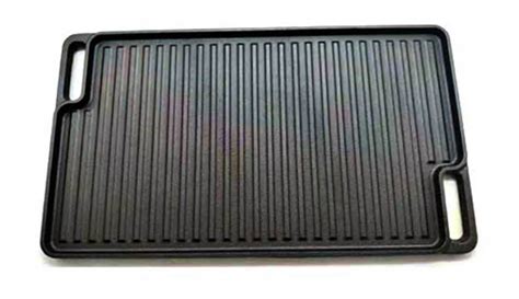 Replacement 2 In 1 Reversible Cast Iron Griddle Plate For Gas Grill And Outdoor Stove With