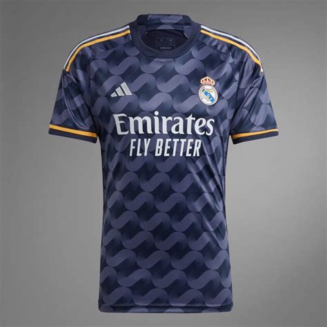 Adidas Real Madrid 23 24 Away Jersey Blue Adidas UAE