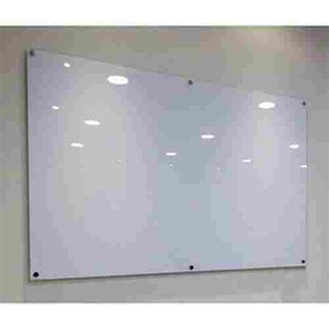 White Non Magnetic Glass Writing Boards For School College And Office With 4 6mm Thickness Of