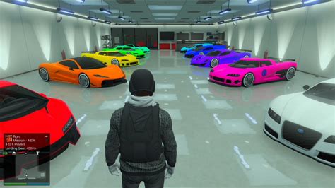 Gta 5 INSANE Modded Color Garage Tour YouTube