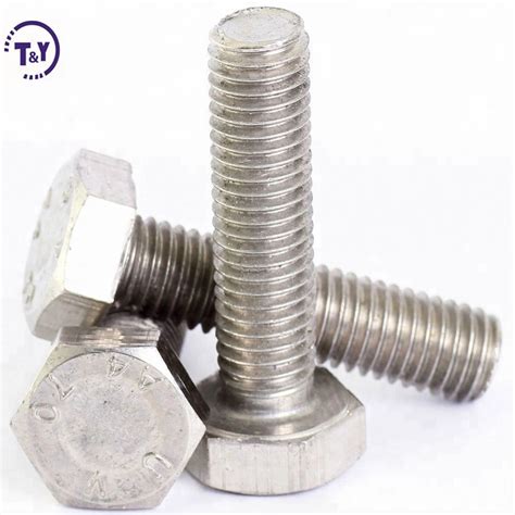 DIN 933 ISO 4017 JIS B1189 Equivalent High Tensile Stainless Steel