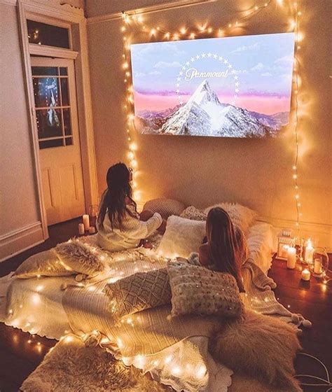 Diy Cinema Inspo 🍿😍 Do You Love This Setup 💜 Follow Me Myhomely