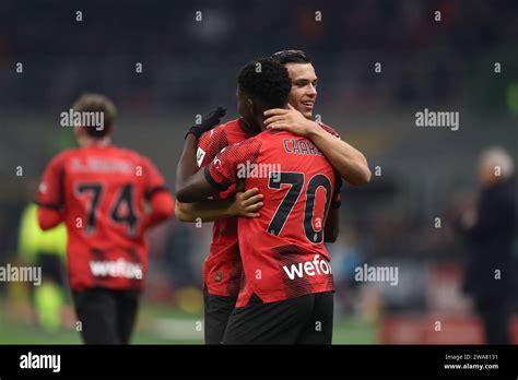 Milano Italy Nd Jan Chaka Traore Of Ac Milan Celebrates