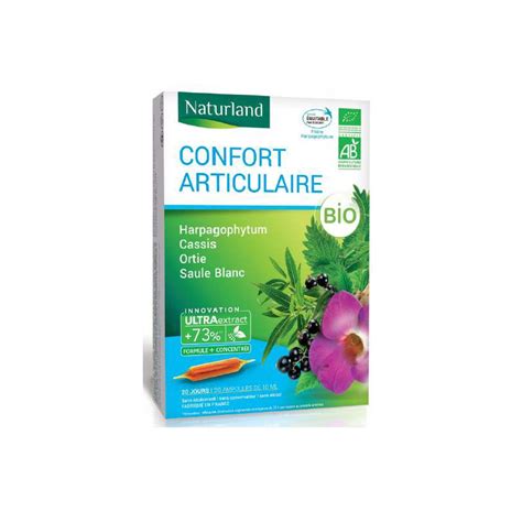 Naturland Extrait Fluide Harpagophytum Cassis Ortie Saule