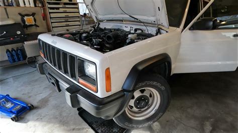 Jeep Cherokee Xj Power Steering Pump Replace High Pressure Line 1999 Leak Power Steering