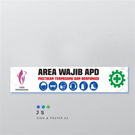 Jual Spanduk Banner K Safety Area Wajib Apd Gratis Logo Kab