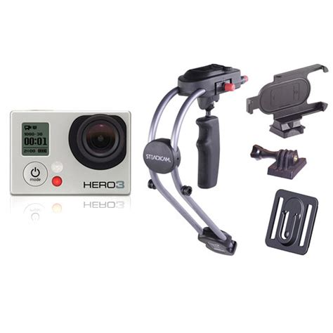 Gopro Hero3 Silver Edition Camera With Lcd Touch Bacpac