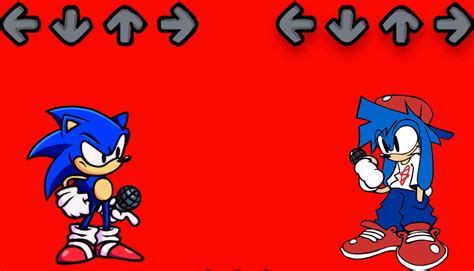 sonic   red background  ultrasoundlightintgs  deviantart