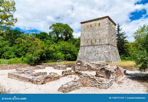 Ruins of the Ancient Town of Butrint in Albania Stock Image - Image of ...