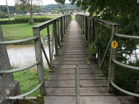 Bry Pedestrian Bridge Over The Broye River Surpierre Flickr