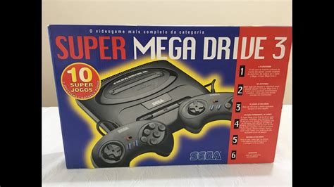 Super Mega Drive 3 Tectoy 10 Jogos Versão 1 YouTube