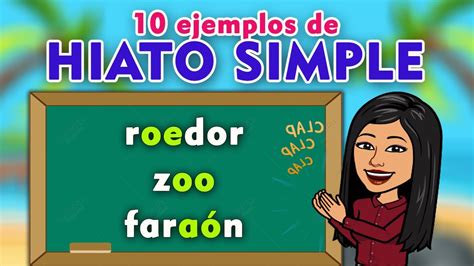 Ejemplos De Hiato Simple I Hiato Simple I Ejemplos F Ciles Youtube