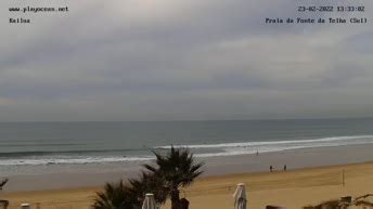 LIVE Live Cam Costa da Caparica Praia de Santo António SkylineWebcams