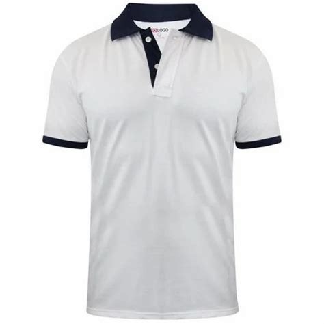 Mens Cotton Polyester Collar Neck T Shirt Size M L And Xl At Rs 230