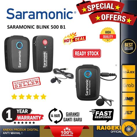 Jual Saramonic Blink 500 B1 Person Digital Camera Mount Wireless Omni