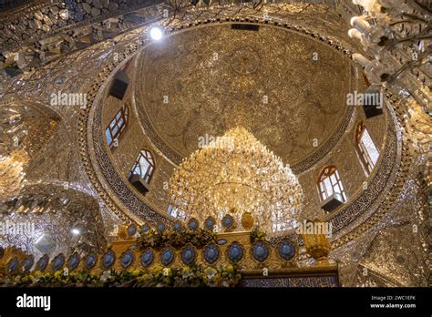 Mirror Work On The Dome Over The Tomb Of Mukhtar Al Saqafi Great