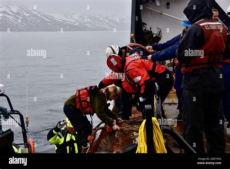 The Uscgc Maple Wlb Crew Participate In A Search And Rescue And