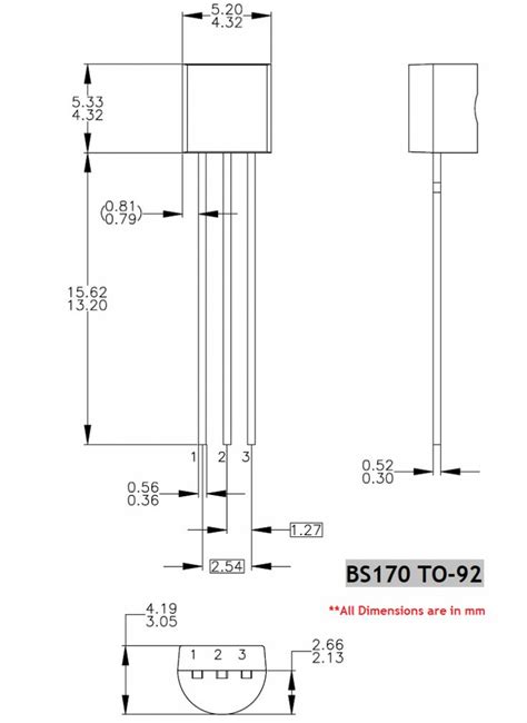 Bs170 Mosfet Pinout Datasheet Equivalent And Specs Microcontrollers