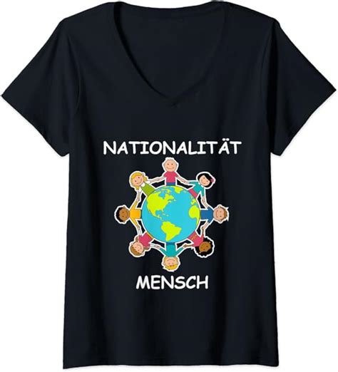 Damen Anti Rassismus T Shirt Nationalit T Mensch F R Kinder T Shirt Mit