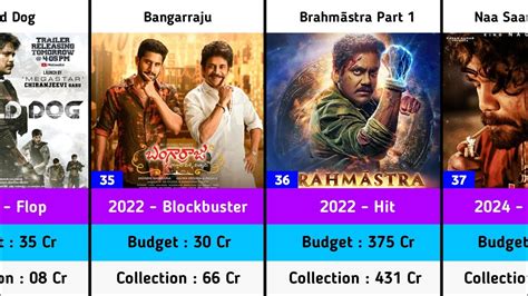 Nagarjuna Hits And Flops Budget And Collection Movies List Naa Saami