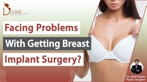 Facing Problems With Getting Breast Implant Surgery Know How You Can Solve It Youtube