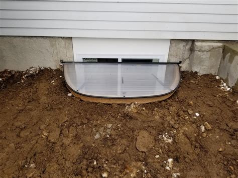 Basement Waterproofing - Rock-Well Egress Window in Trumbull, CT - Durable Window Covers