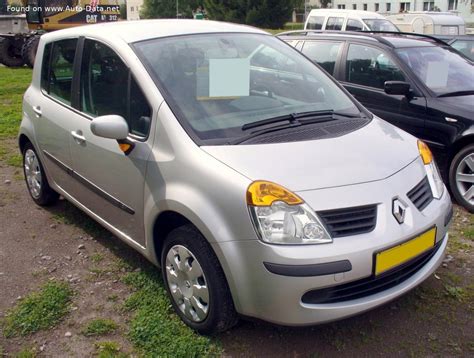 2004 Renault Modus Τεχνικά Χαρακτηριστικά Κατανάλωση καυσίμου