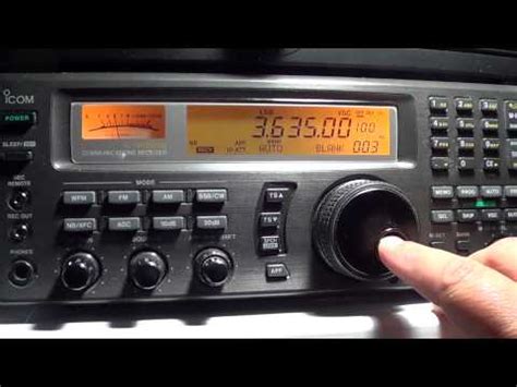 Meters Amateur Radio Band Scan On Icom Ic R Ham Radio Videos