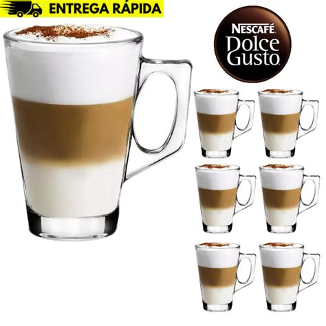 Jogo Canecas Alta Xicar Capuccino Irish Coffee Ml Dolce Gusto