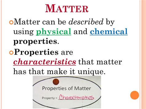 Chemical Property Of Matter