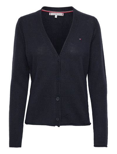 Tommy Hilfiger Soft Wool V Nk Cardigan Cardigans