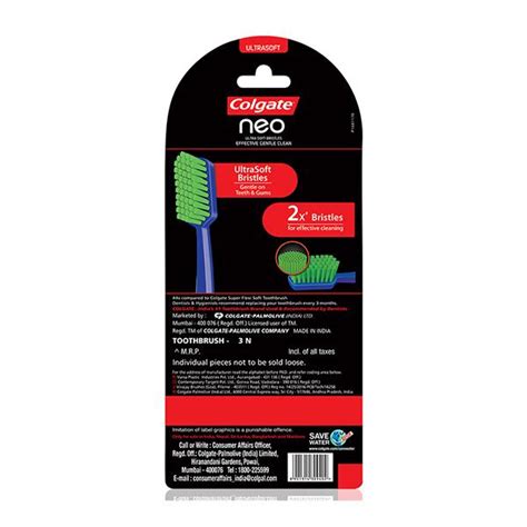 Buy Colgate Neo Toothbrush - Ultra Soft (Pack of 3) Online at ...