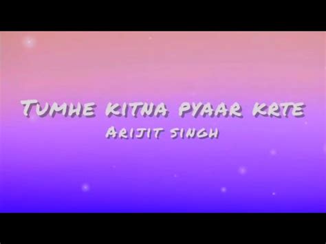 Tumhe Kitna Pyaar Karte Lyrics Bawaal Varun Janhvi Mithoon