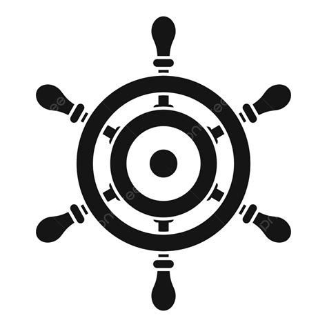 Ship Wheel Silhouette Png Transparent Marine Ship Wheel Icon Steer
