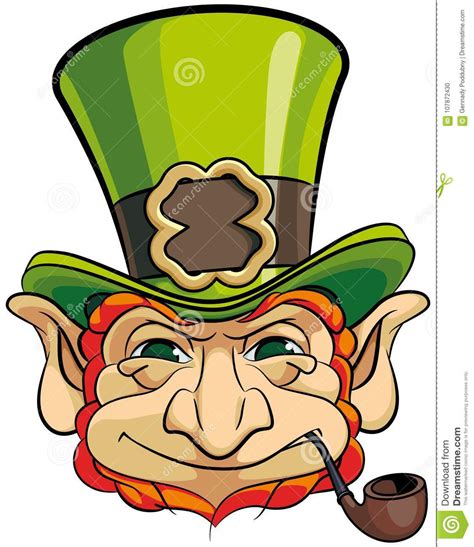 Leprechauns Head Stock Vector Illustration Of Green 107872430