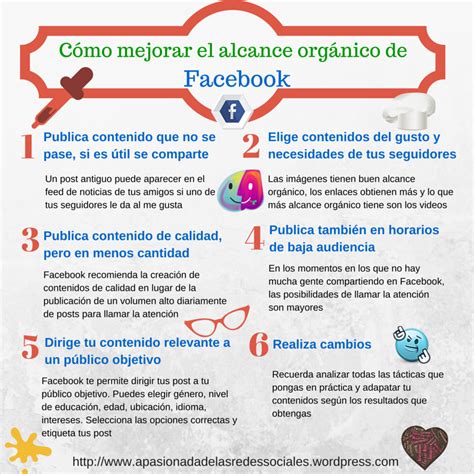 Cómo Mejorar El Alcance Orgánico De Facebook Infografia Infographic Socialmedia Tics Y