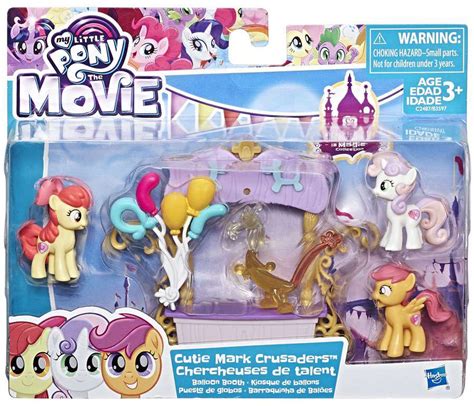 My Little Pony The Movie Cutie Mark Crusaders Balloon Booth Figure Set