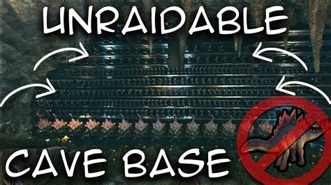 Ark Ultimate Unraidable Pvp Lava Cave Base Design Tutorial Ark