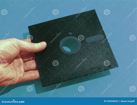 Inch Floppy Diskettes In Various Colors Stock Photo