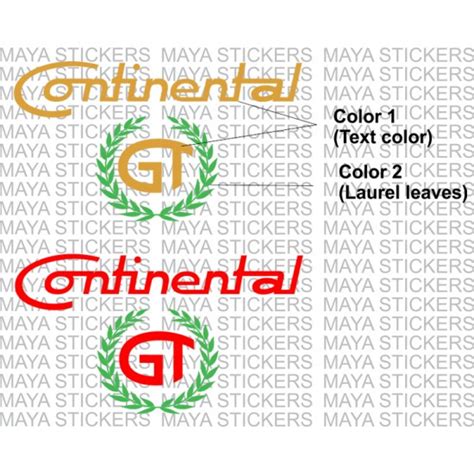 Royal Enfield Continental Gt Logo Decal Stickers In Custom Colors