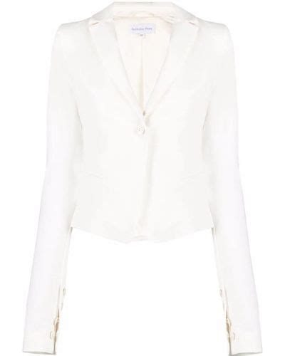 White Patrizia Pepe Jackets For Women Lyst