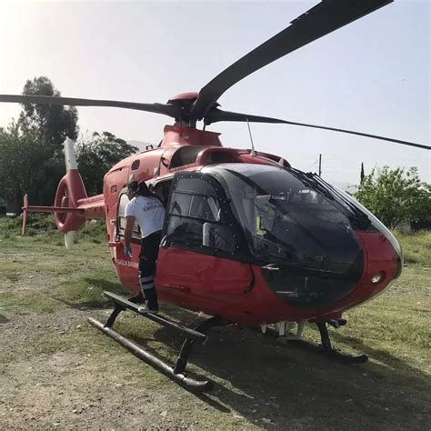 Kalp hastası bebek ambulans helikopterle hastaneye ulaştırıldı Haberler