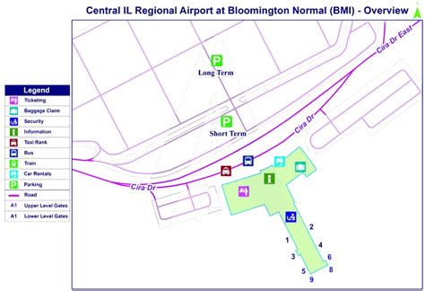 Direct flights from Central Illinois Regional Airport – Europefly