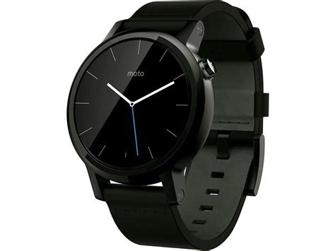 Motorola Moto 360 2nd Gen Mens 42mm Leather Smart Klocka Smart