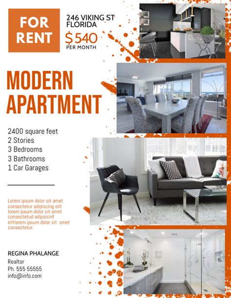 Apartment For Rent Flyer Template Postermywall