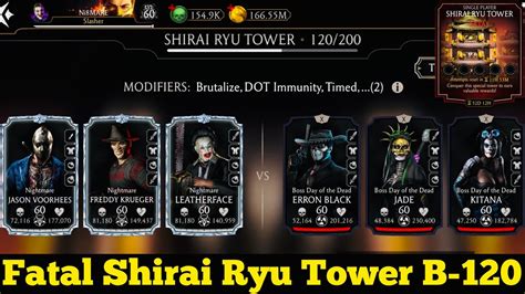 Fatal Shirai Ryu Tower Boss Battle Fight Reward Mk Mobile Youtube