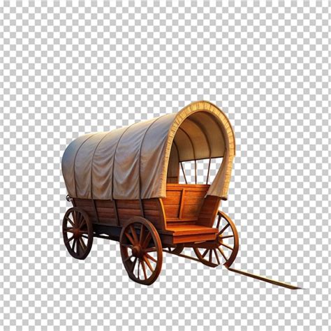 Premium Psd Covered Wagon