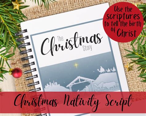 The Christmas Story PRINTABLE Nativity Play Instant Download Act Out ...