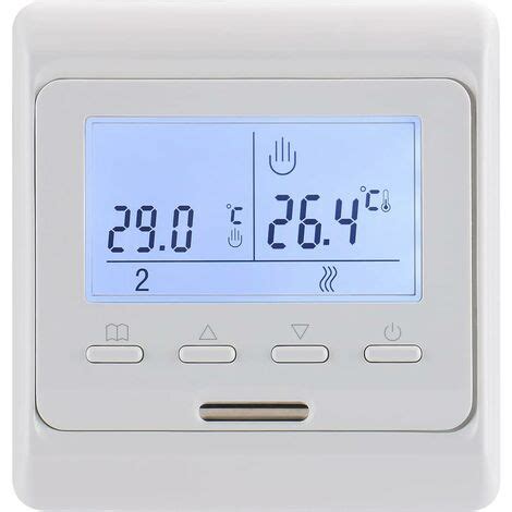 Thermostat de pièce programmable sur 7 Jours Affichage numérique AC230